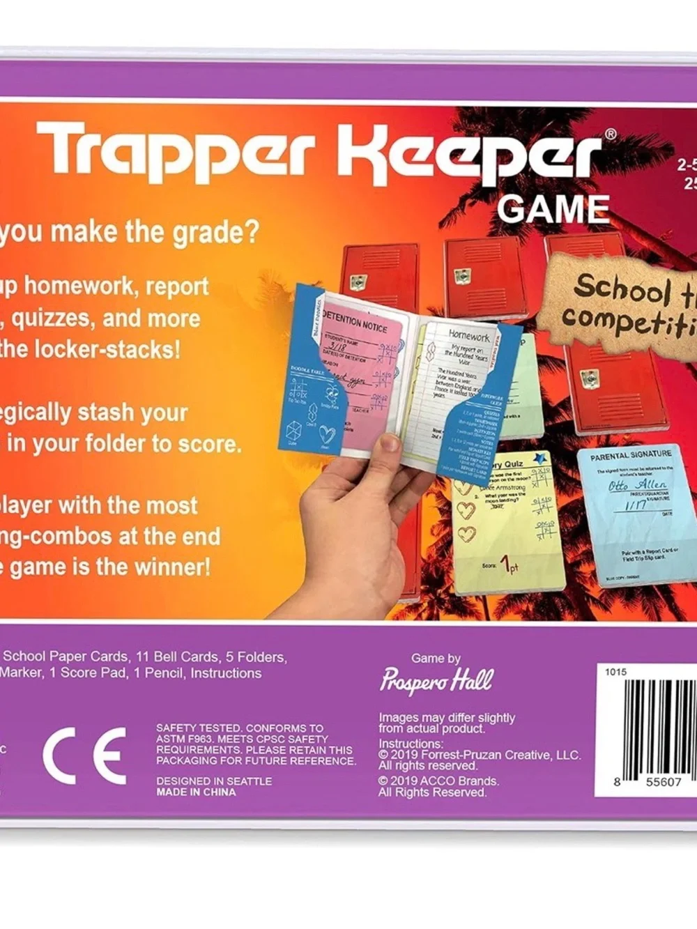 Big G Trapper Keeper Creative Game - Palm Tree NEW